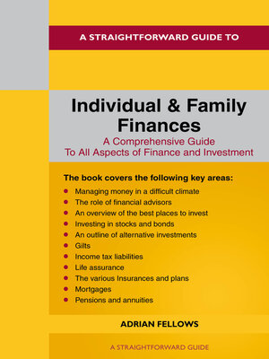 cover image of A Straightforward Guide to Individual and Family Finances